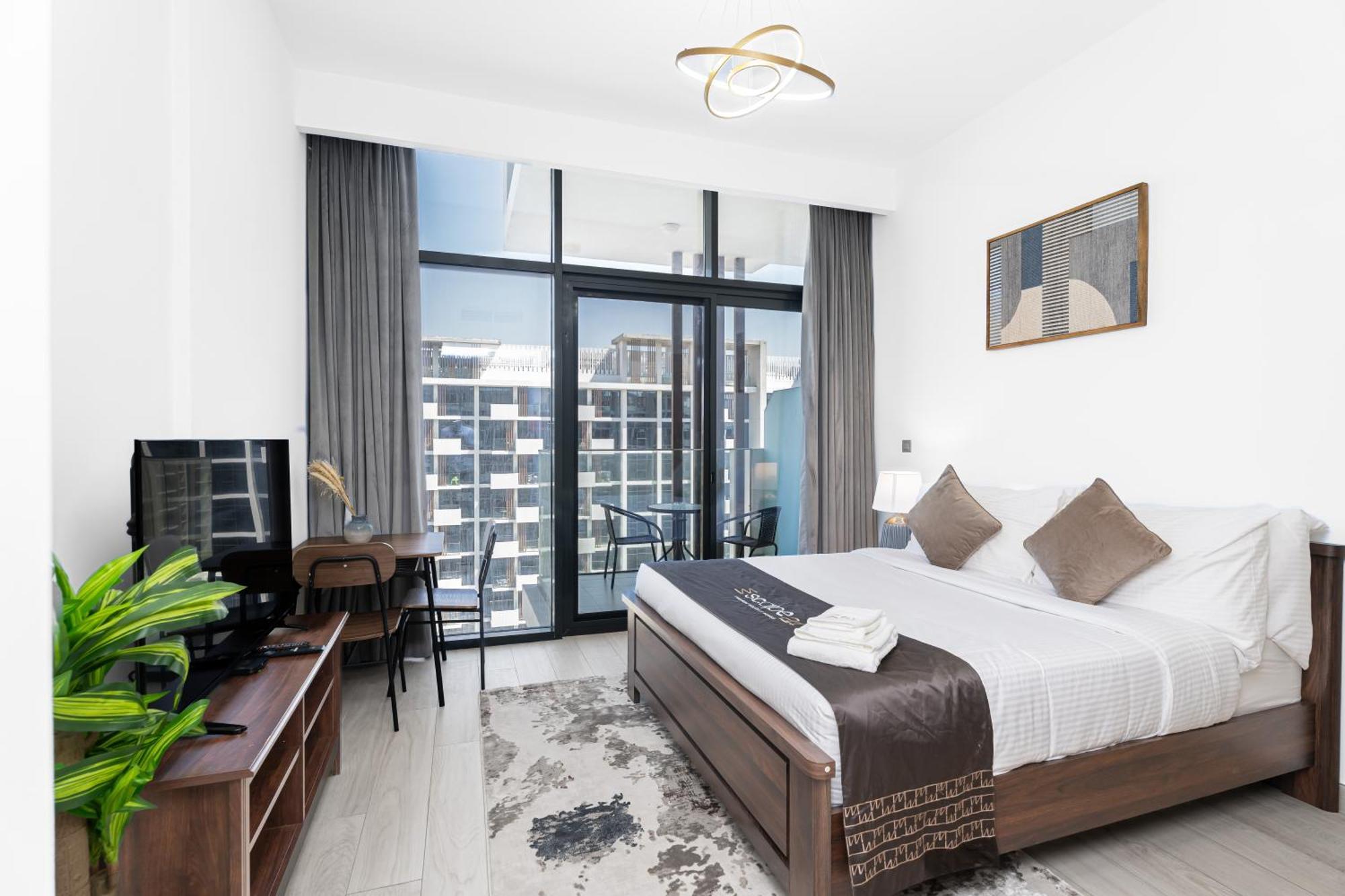 Escape24 Stylish Studio Azizi Riviera 8 Meydan One Dubai Luaran gambar