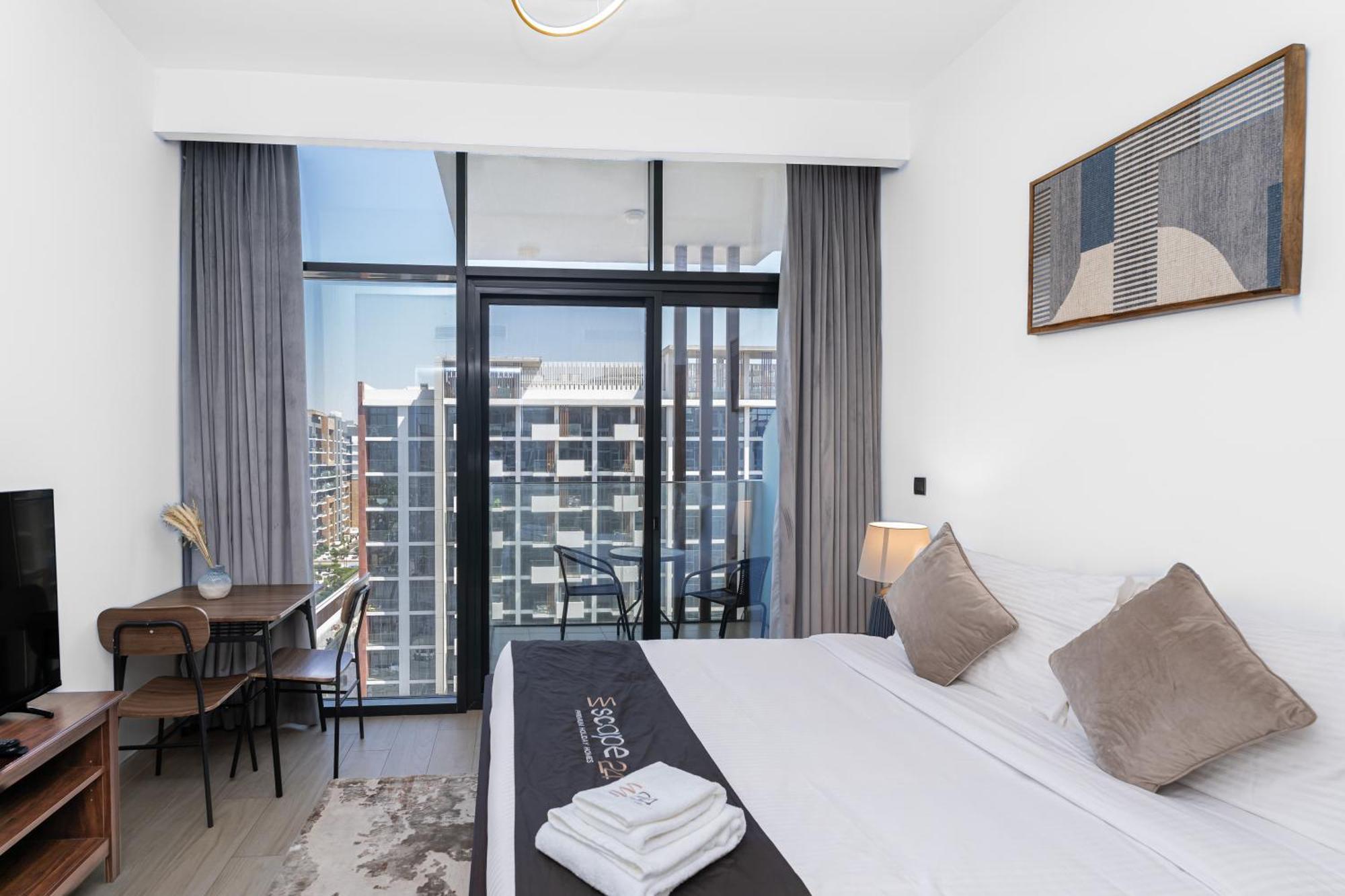 Escape24 Stylish Studio Azizi Riviera 8 Meydan One Dubai Luaran gambar