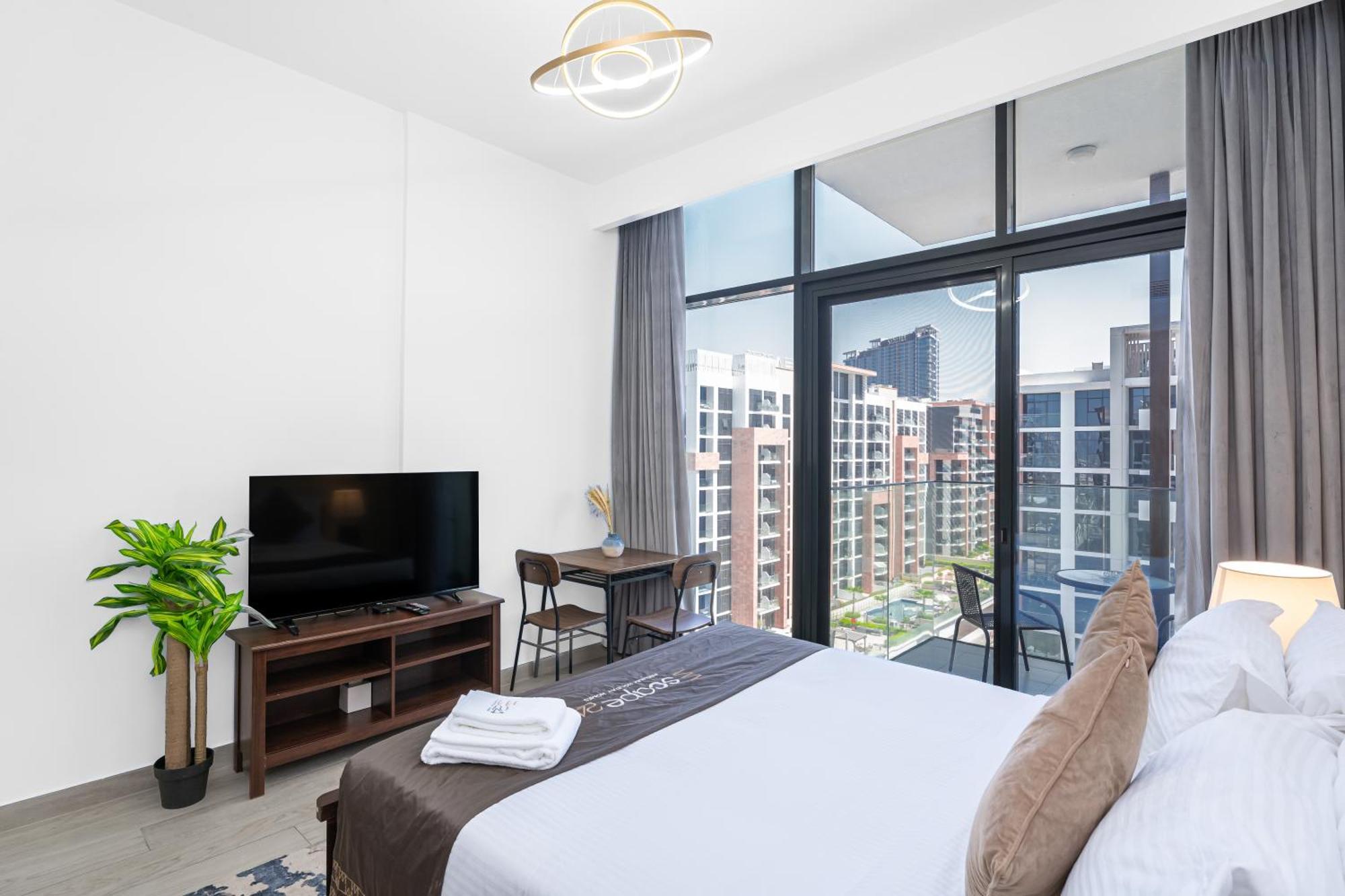 Escape24 Stylish Studio Azizi Riviera 8 Meydan One Dubai Luaran gambar