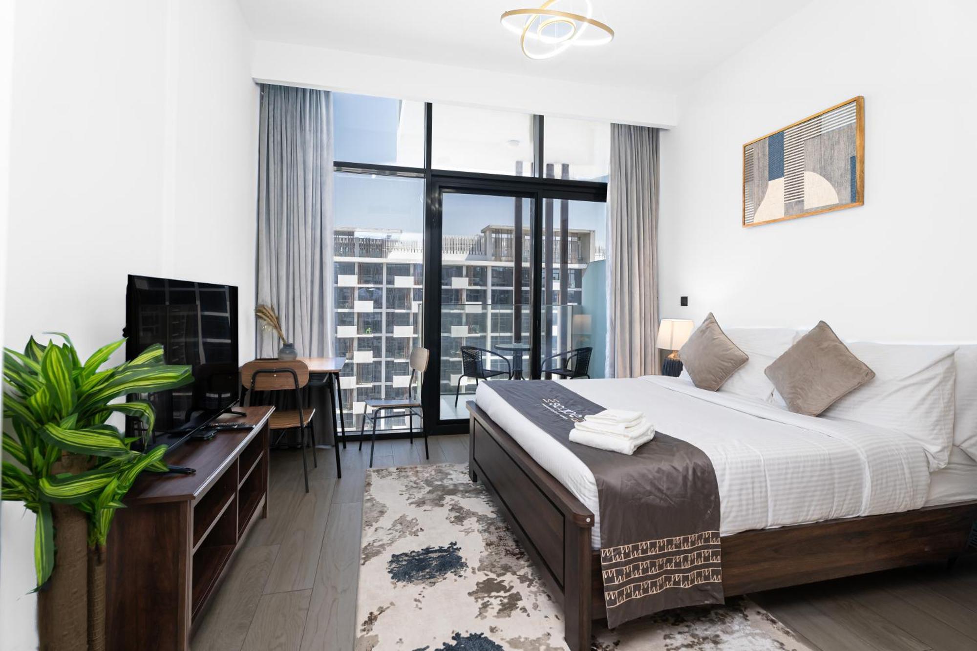Escape24 Stylish Studio Azizi Riviera 8 Meydan One Dubai Luaran gambar